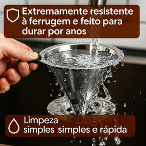 Coador com Filtro de Café Reutilizável - CoFilter