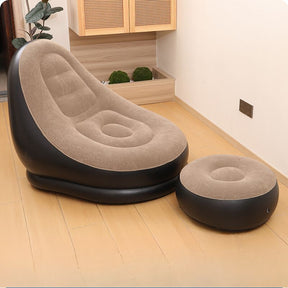 Poltrona e Puff Inflável Portátil - Conjunto