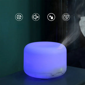 Umidificador e Difusor de Ar com Luminária