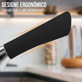 Jogo de Facas Profissional Antiaderente - Kit Completo de 6 Peças