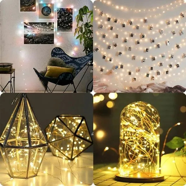 Fio de Fada em Led para Decoração de Natal