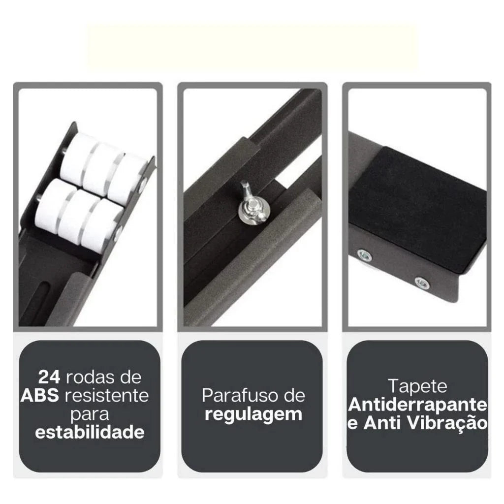 Suporte Base com Rodinhas para Móveis