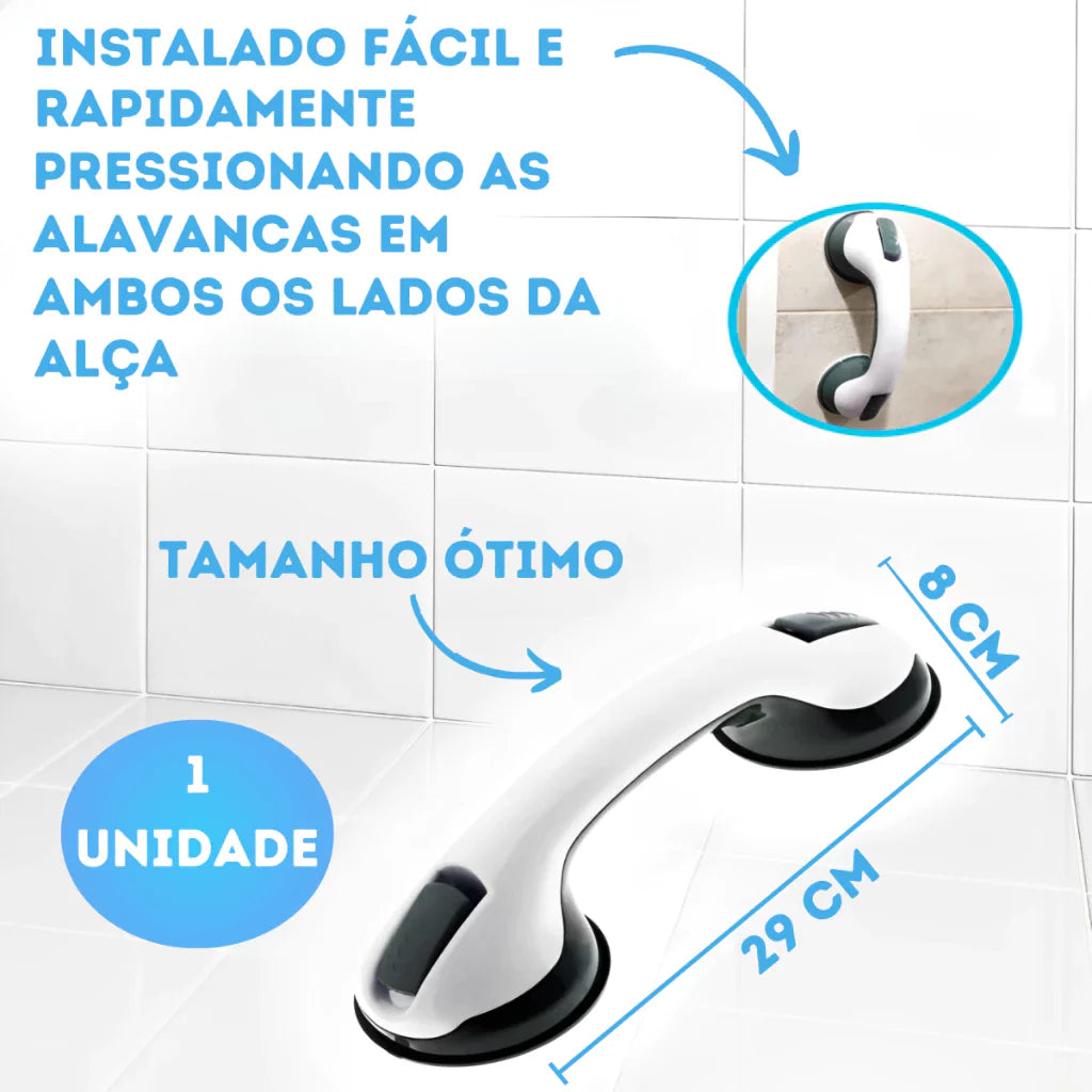 Barra de Apoio para Banheiro com Ventosa