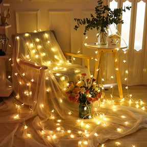 Varal de Luz em Led para Natal