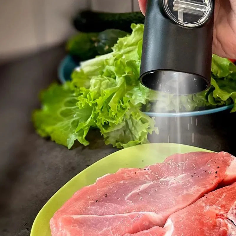 Moedor e Triturador de Temperos Elétrico para Sal e Pimenta