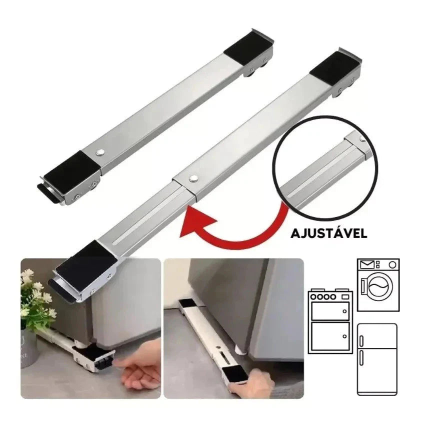 Suporte Base com Rodinhas para Móveis