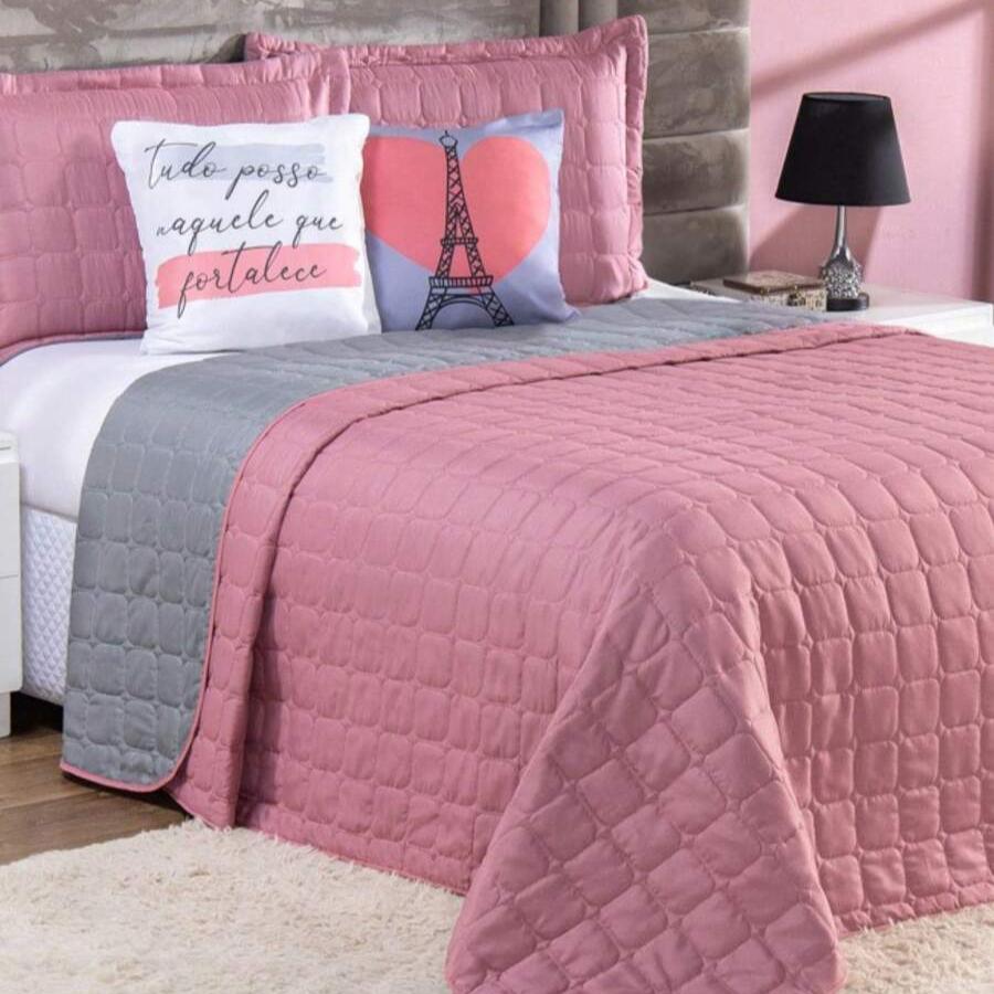 Cobre Leito para Casal e Queen - Kit 8 Peças