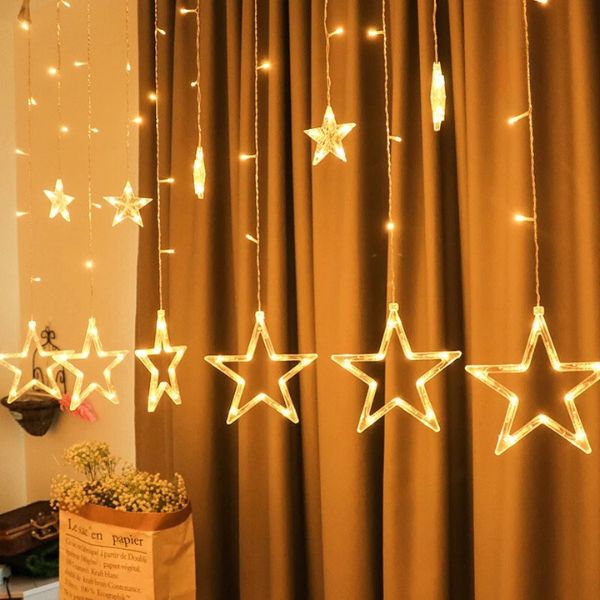 Pisca Pisca em Cascata de Estrela - 8 Funções