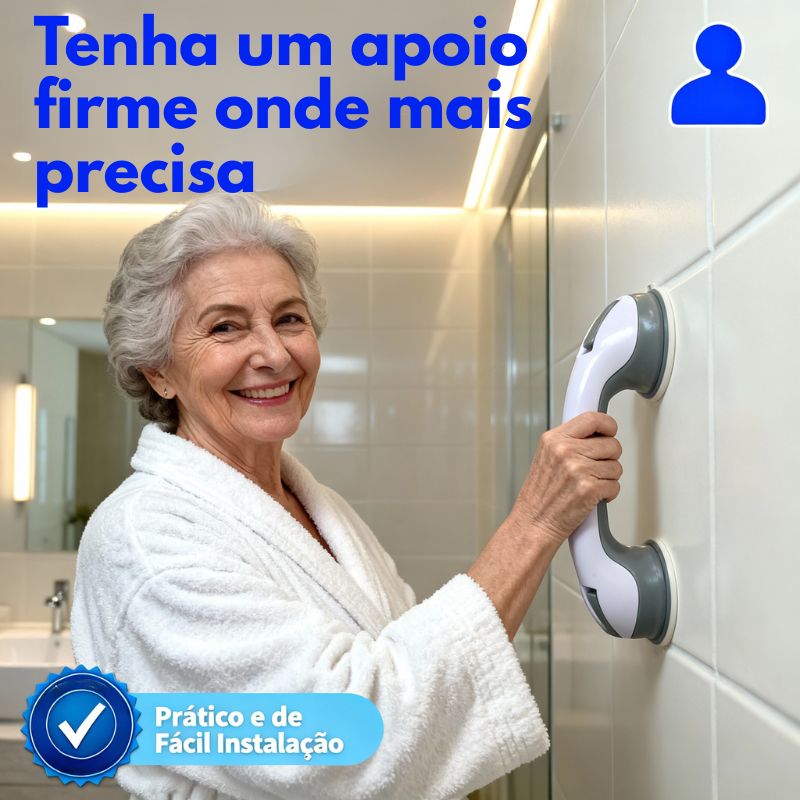Barra de Apoio Portátil para Banheiro