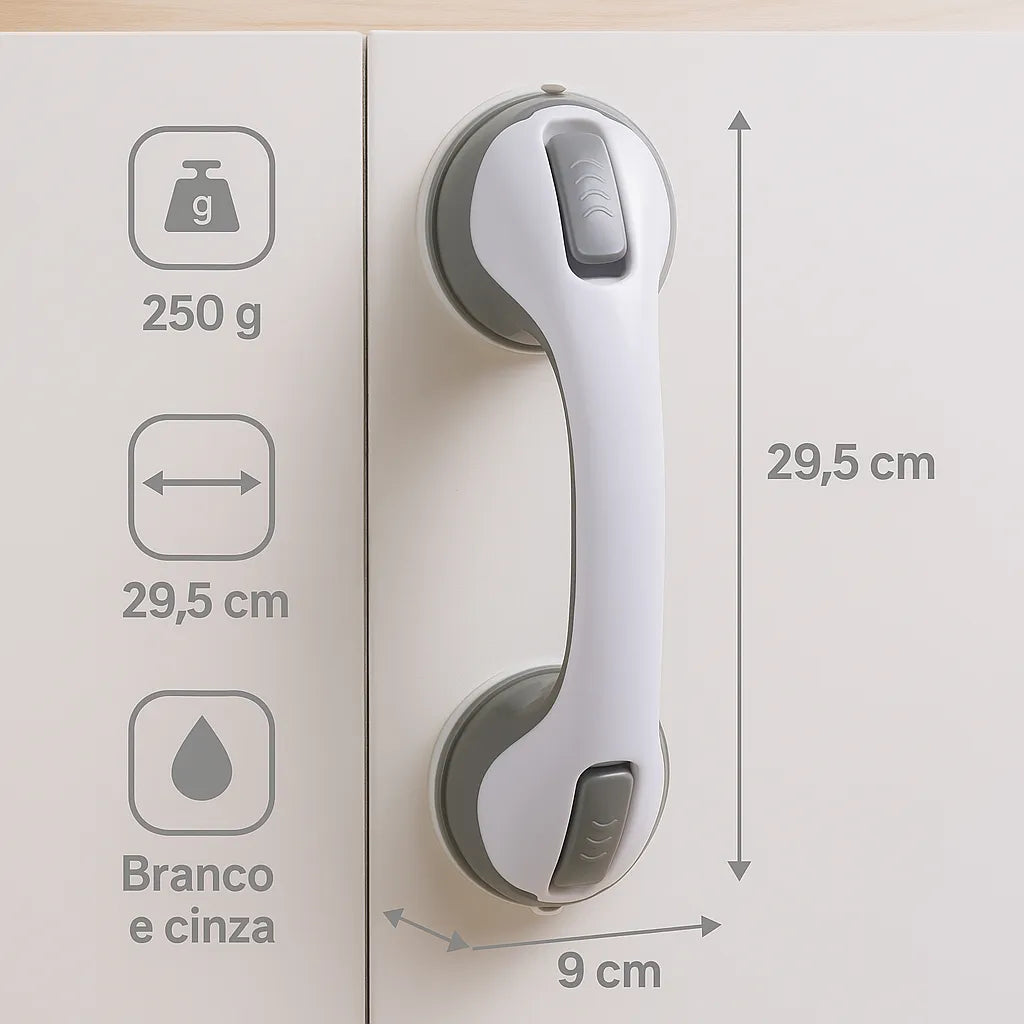 Barra de Apoio para Banheiro com Ventosa