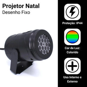 Projetor Natalino Led Desenhos - 16 Padrões