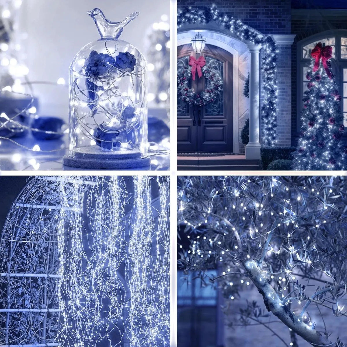 Fio de Fada em Corda com Energia Solar - Pisca Pisca