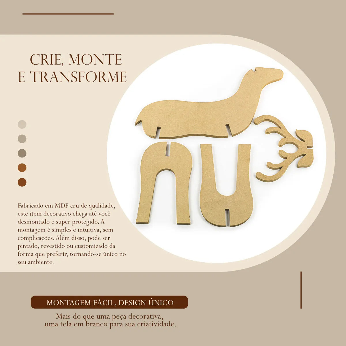 Rena e Treno de Decoração para Natal