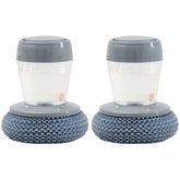 Escova de Limpeza com Dispenser de Detergente - Kit com 2 Unidades