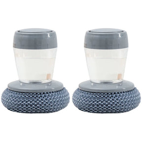 Escova de Limpeza com Dispenser de Detergente - Kit com 2 Unidades