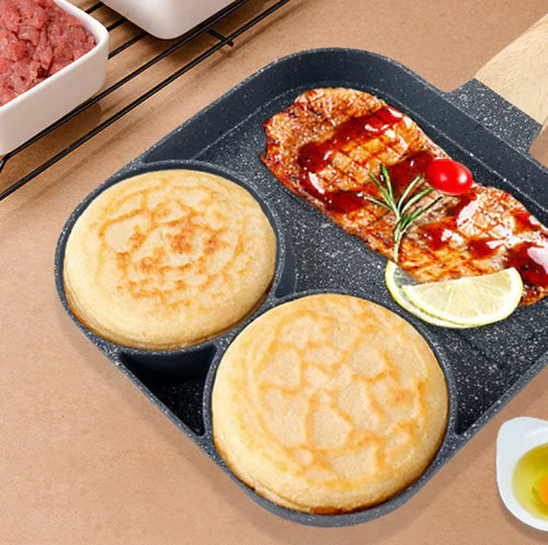 Frigideira Antiaderente de Cerâmica 3 em 1