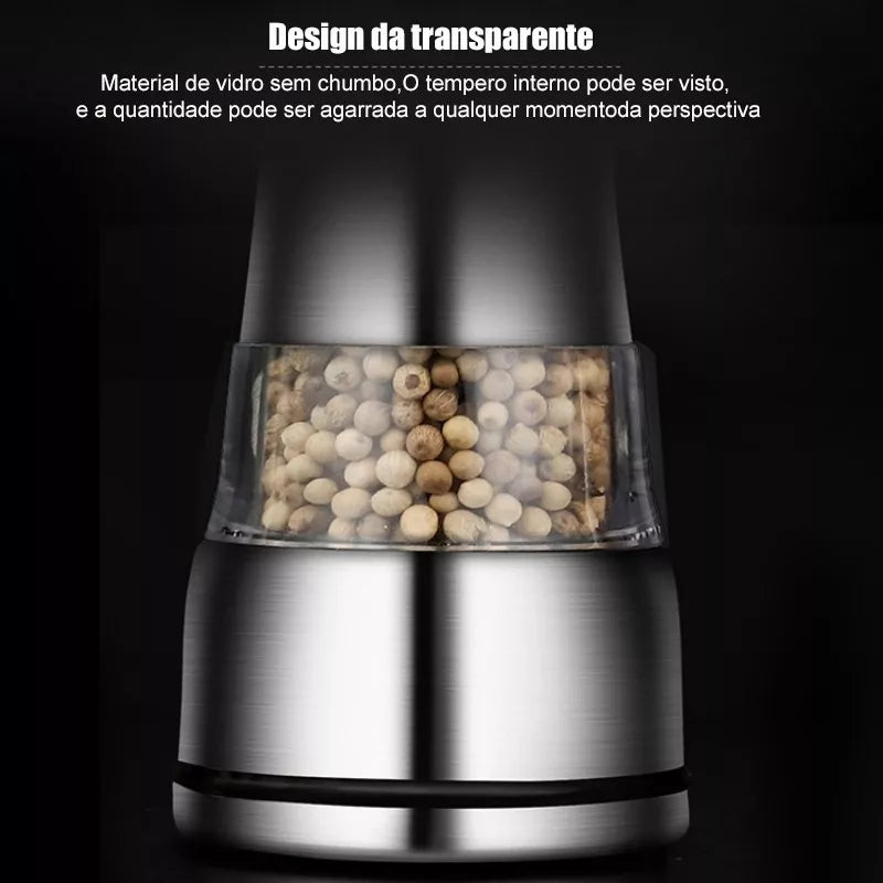 Moedor e Triturador de Pimenta e Sal