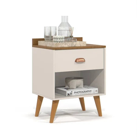 Mesa de Cabeceira com Gaveta e Nicho