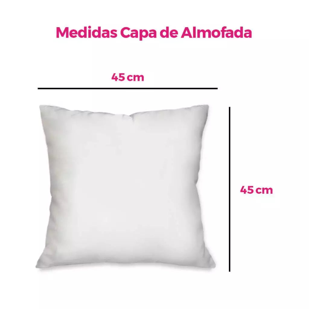 Kit com 4 Capas para Almofadas Natalinas 45x45