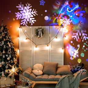 Projetor Natalino Led Desenhos - 16 Padrões