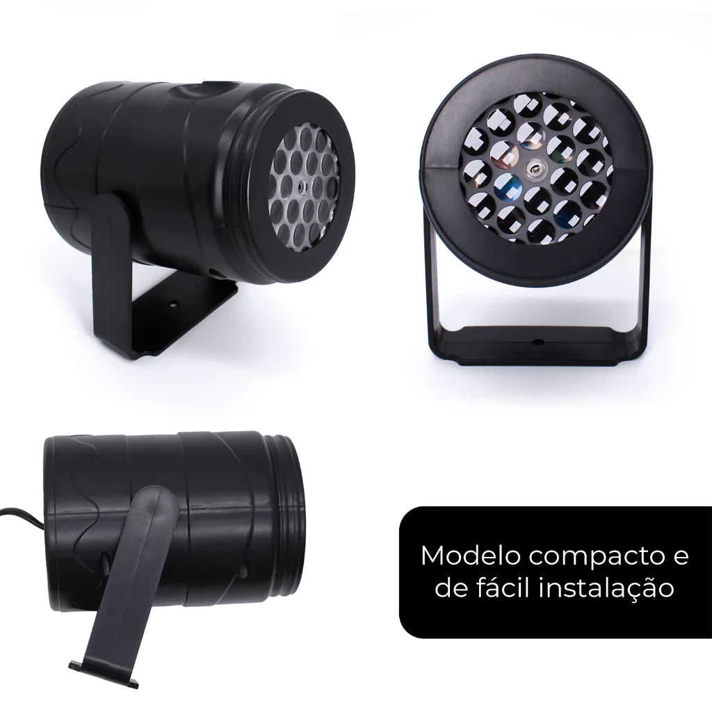 Projetor Natalino Led Desenhos - 16 Padrões