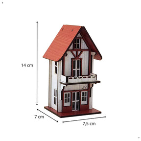 Vila de Natal Artesanal para Decoração Natalina