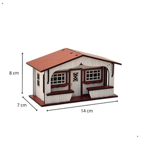 Vila de Natal Artesanal para Decoração Natalina