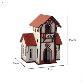 Vila de Natal Artesanal para Decoração Natalina