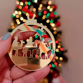 Kit Natalino de 8 Enfeites Religiosos