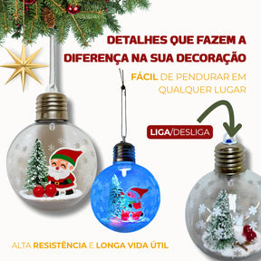 Bola de Natal em Led Decorativa de Natal
