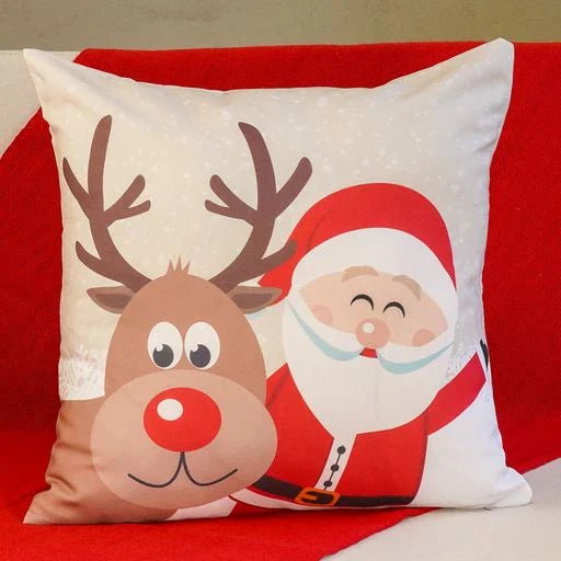 Kit com 4 Capas para Almofadas Natalinas 45x45