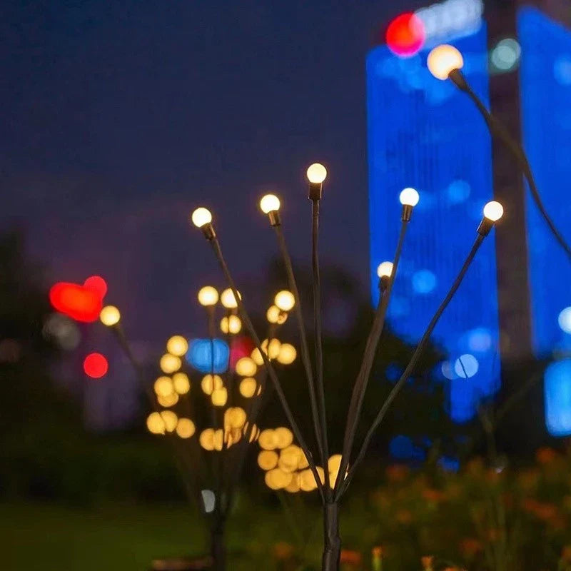 Luz de Led com Energia Solar com Efeito de Vagulumes