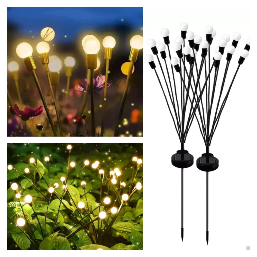 Luz de Led com Energia Solar com Efeito de Vagulumes