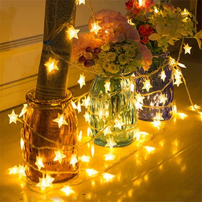 Varal de Luz em Led para Natal